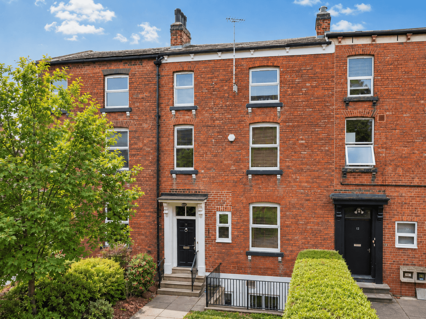 Leeds red brick terrace house